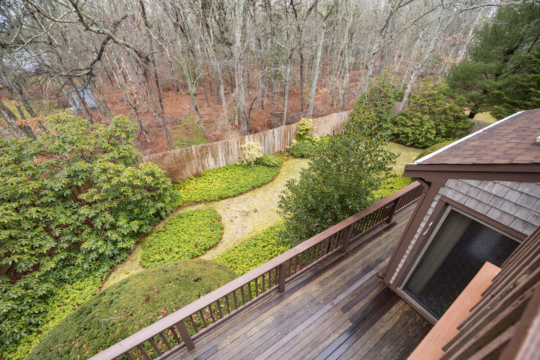 11 Menemsha Way East Falmouth, MA 02536 - Photo 33 of 50 a view of a balcony with flower plants