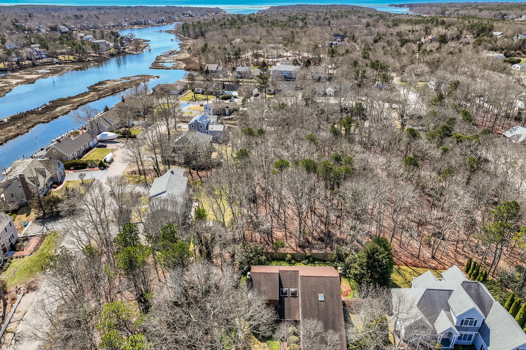 11 Menemsha Way East Falmouth, MA 02536 - Photo 6 of 50 an aerial view of house with yard