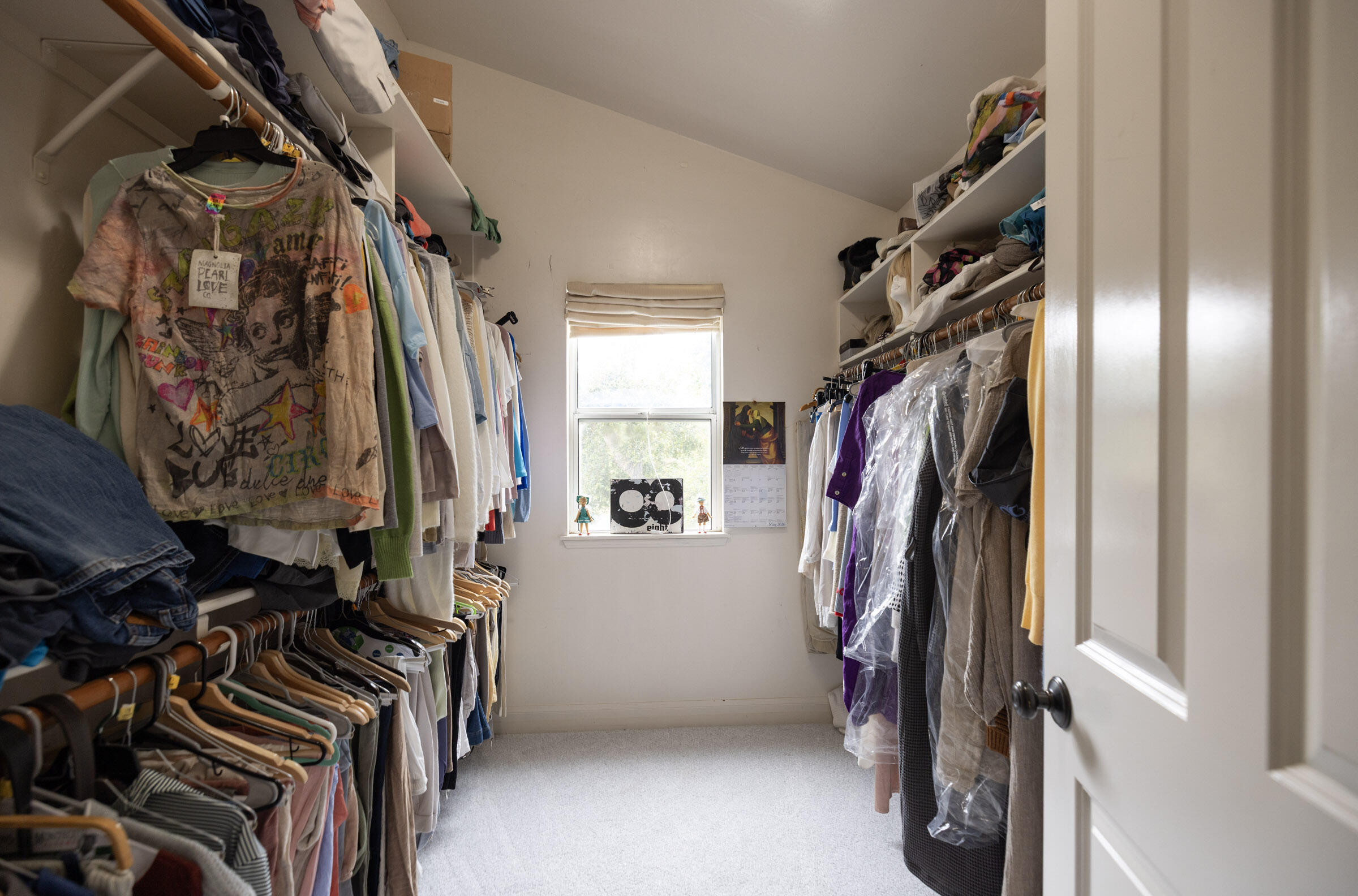 1352 Manitou Road Santa Barbara, CA 93101 - Photo 17 of 27 a view of walk in closet with clothes and shoes