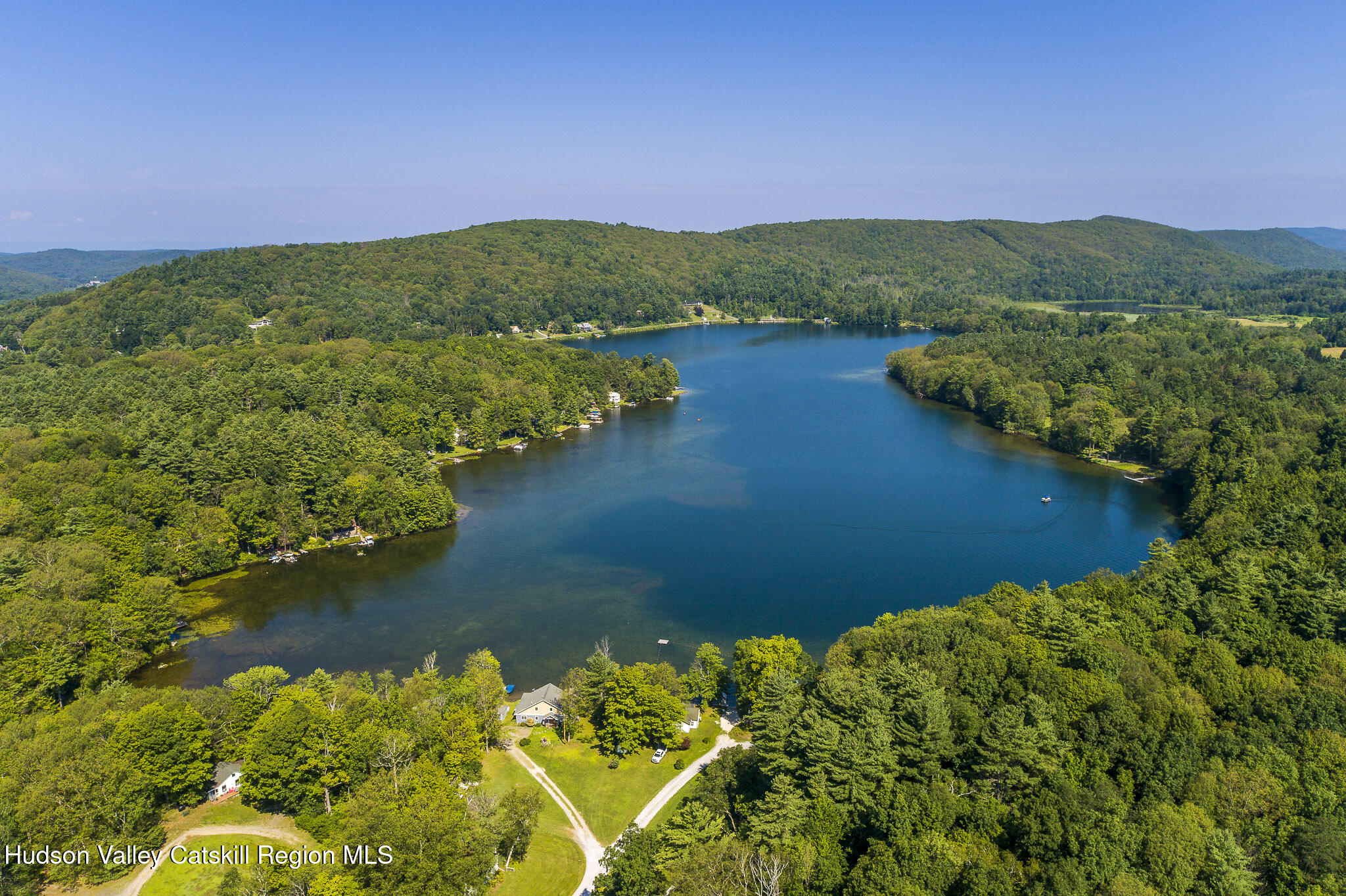 13 Tremper Association Road Canaan, NY 12029 - Photo 25 of 25 Aerial of Tremper Property Assn and lake