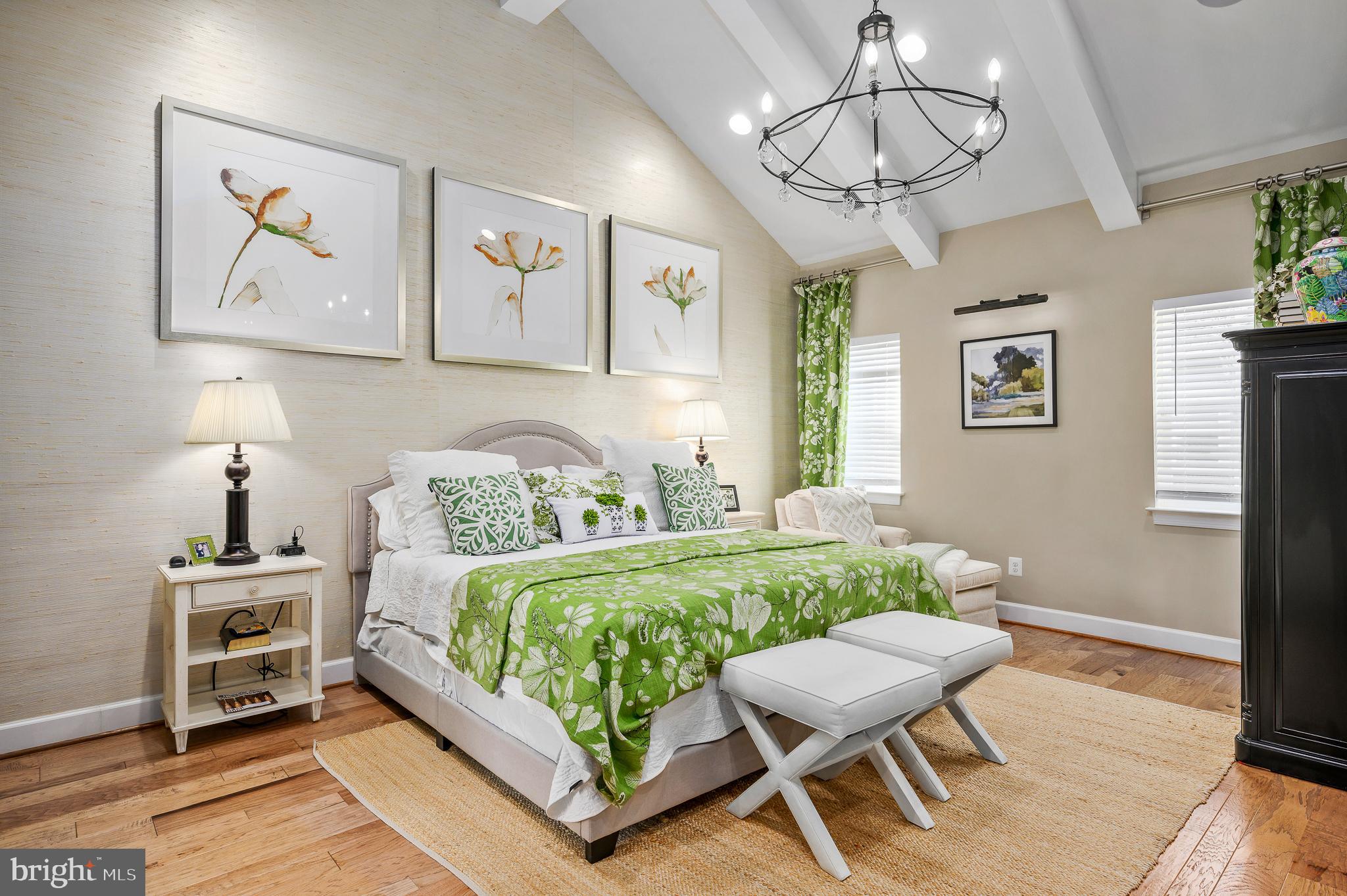 42867 Beaver Crossing Square Ashburn, VA 20148 - Photo 19 of 33 Primary Bedroom with Vaulted Ceiling