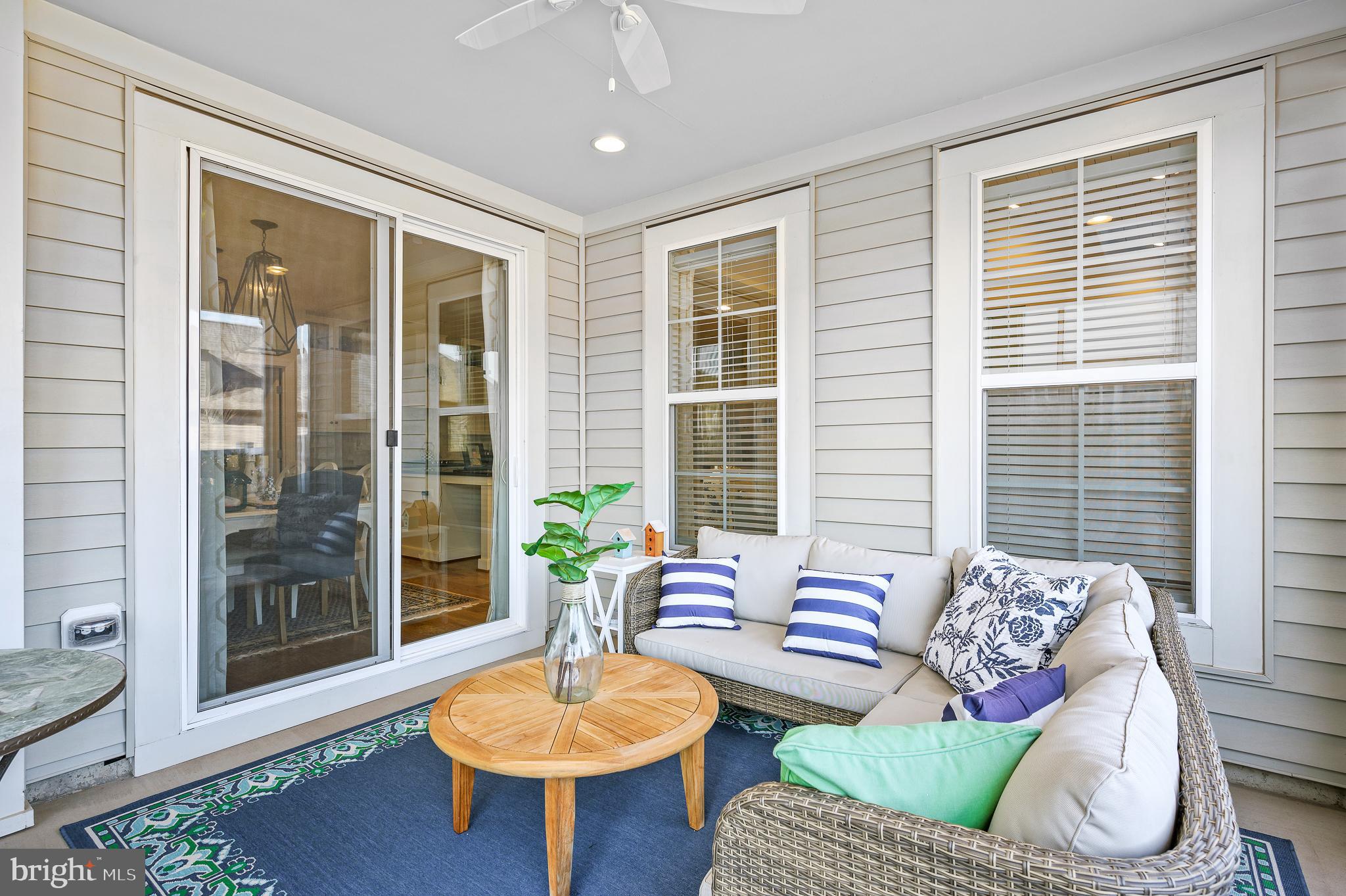 42867 Beaver Crossing Square Ashburn, VA 20148 - Photo 31 of 33 Screened in porch with gloss white ceiling