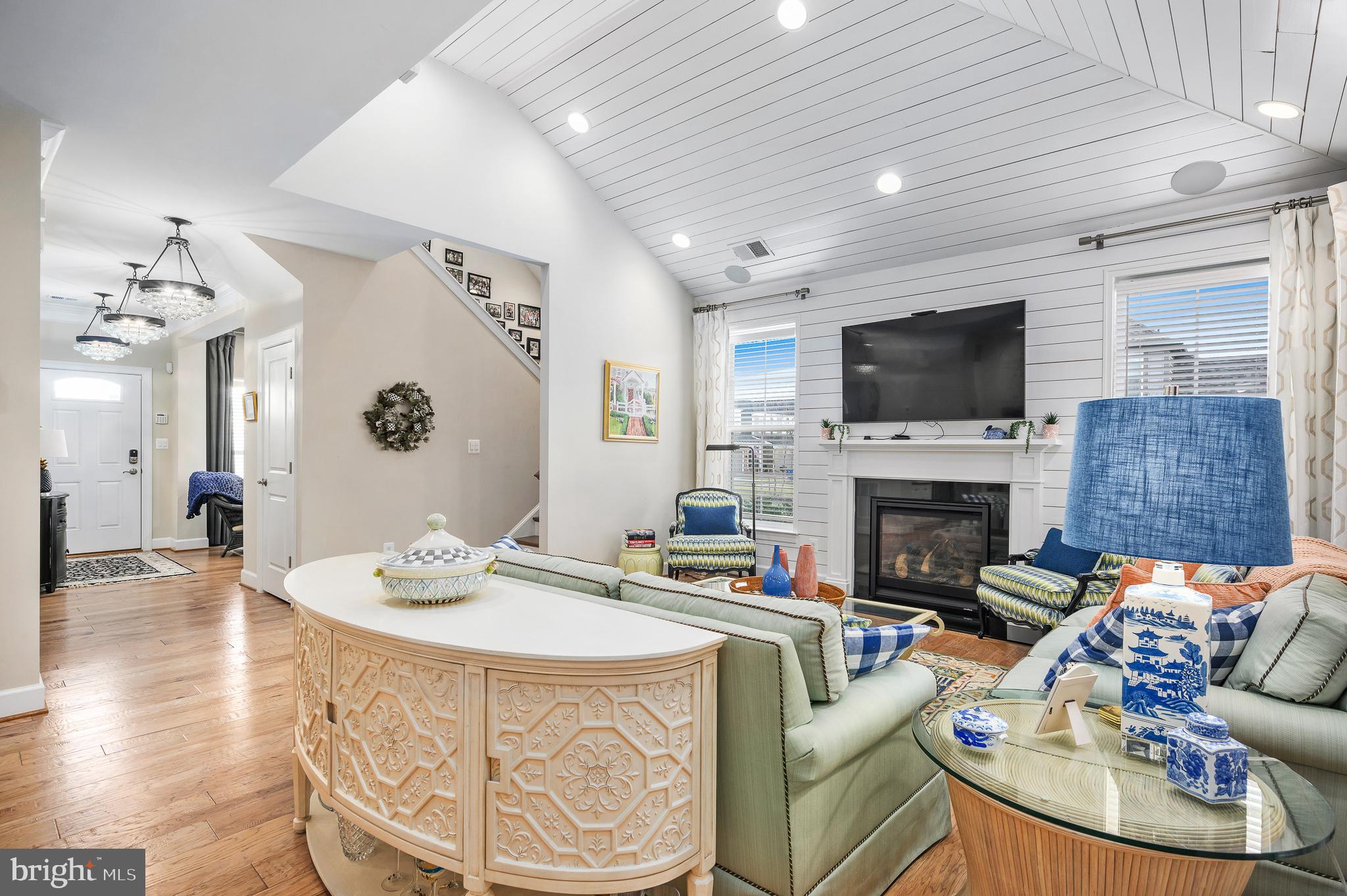 42867 Beaver Crossing Square Ashburn, VA 20148 - Photo 7 of 33 Living Room features vaulted shiplap ceiling
