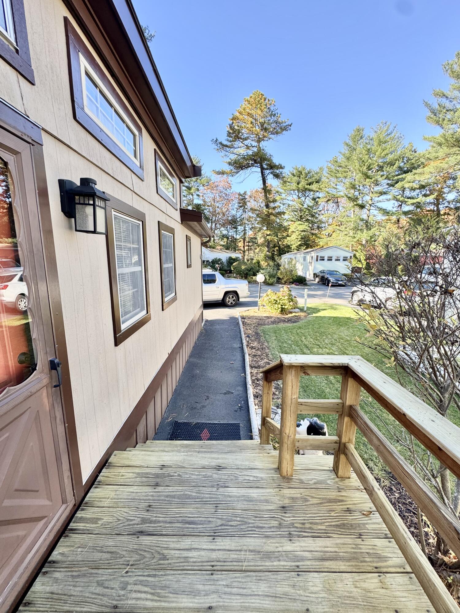 189 Pine View Terrace West Wareham, MA 02571 - Photo 4 of 22 a view of a terrace with wooden floor and outdoor seating