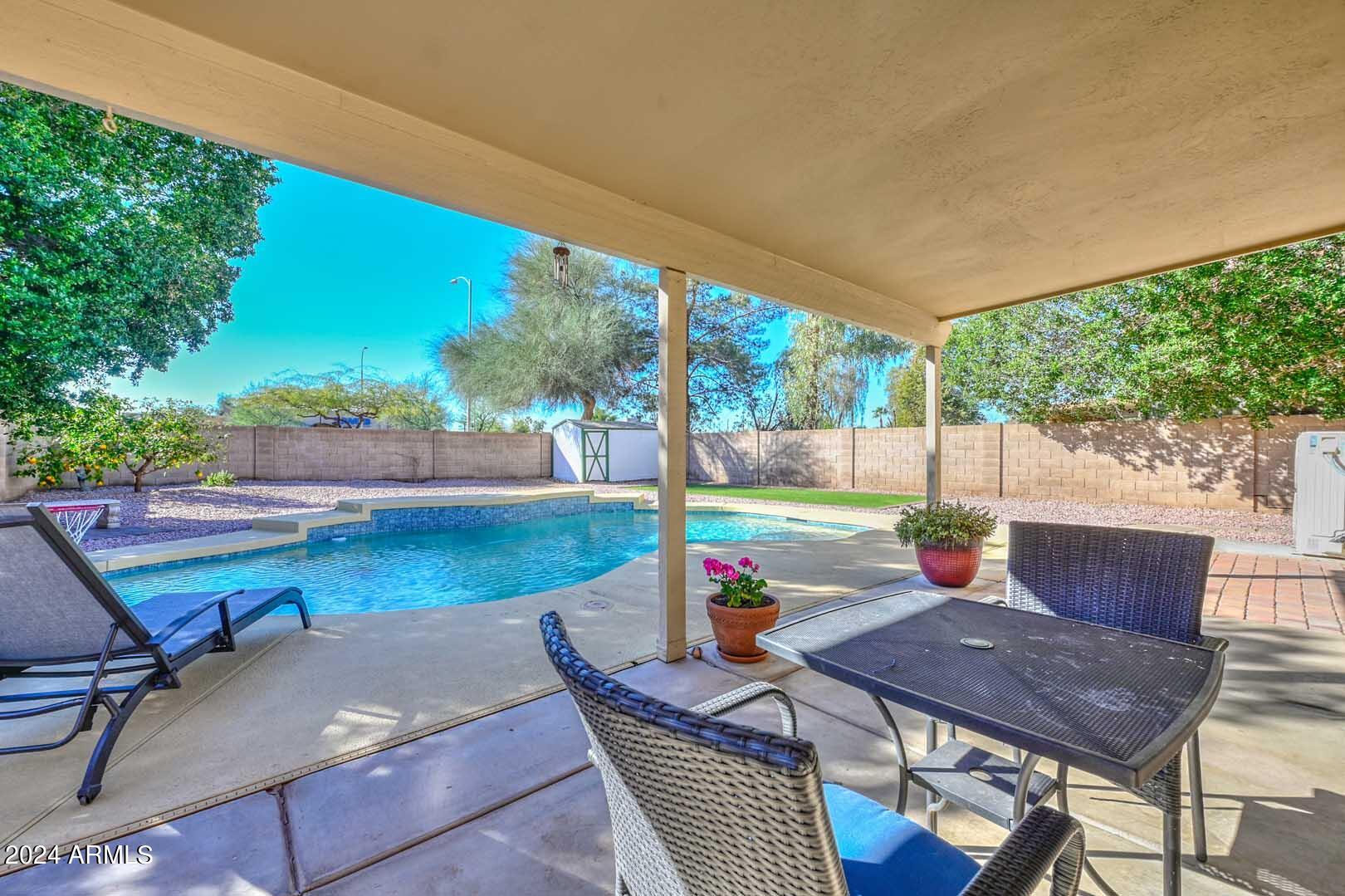 7641 West Boca Raton Road Peoria, AZ 85381 - Photo 39 of 42 Covered Patio-Backyard