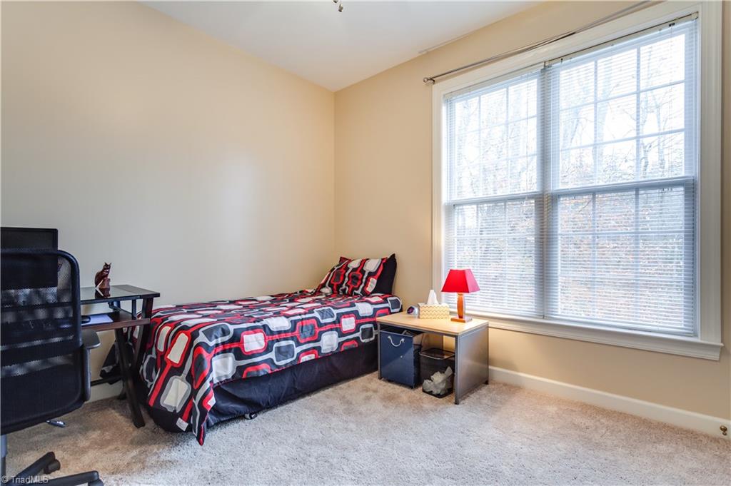 6599 Currieton Drive Oak Ridge, NC 27310 - Photo 30 of 30 This is a split bedroom floorplan offering privacy for the Master Suite. Two of the additional beds share one dedicated bath, featuring new carpet and fresh, neutral paint!