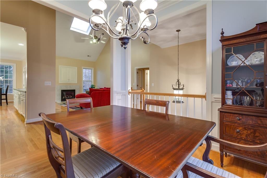 6599 Currieton Drive Oak Ridge, NC 27310 - Photo 28 of 30 Notice how open the floor plan is featuring custom details throughout!