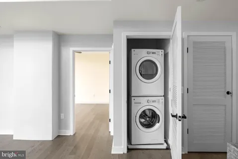 a bed room with a bed and furniture