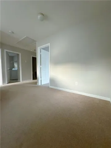 a view of empty room