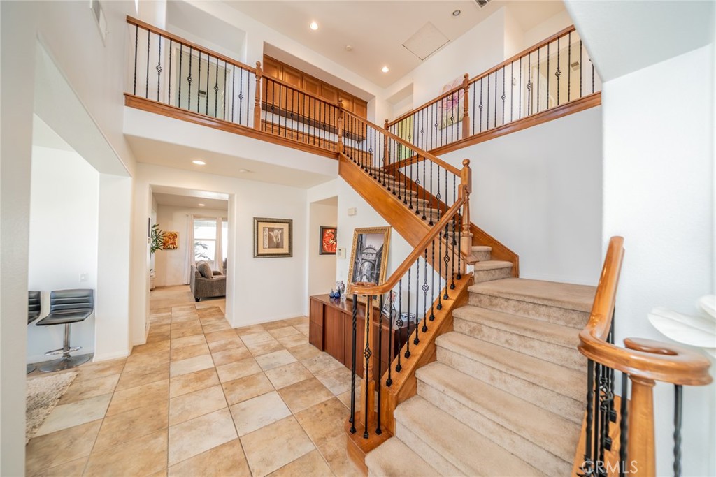 32764 Lambeth Street Winchester, CA 92596 - Photo 20 of 45 Oak staircase