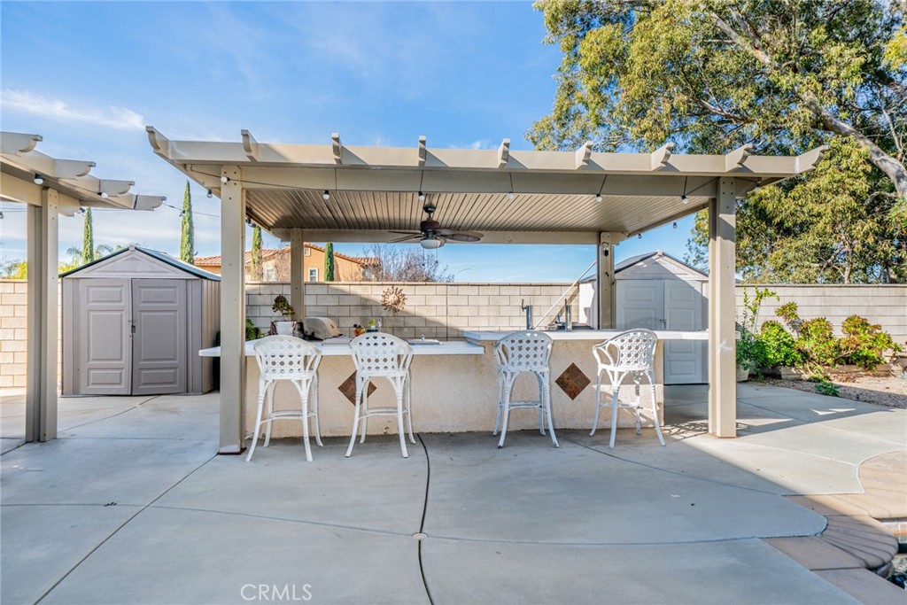 32764 Lambeth Street Winchester, CA 92596 - Photo 33 of 45 Covered outdoor kitchen
