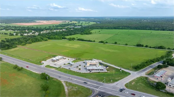 an aerial view of a football ground