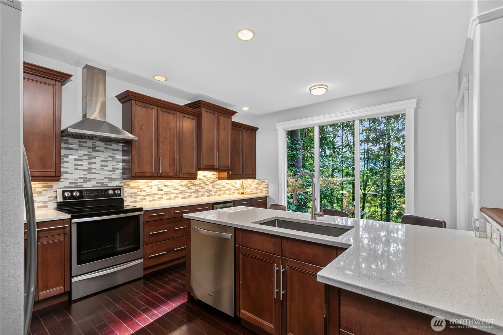 45 Cascade Lane Bellingham, WA 98229 - Photo 12 of 40 a kitchen with a stove and a sink