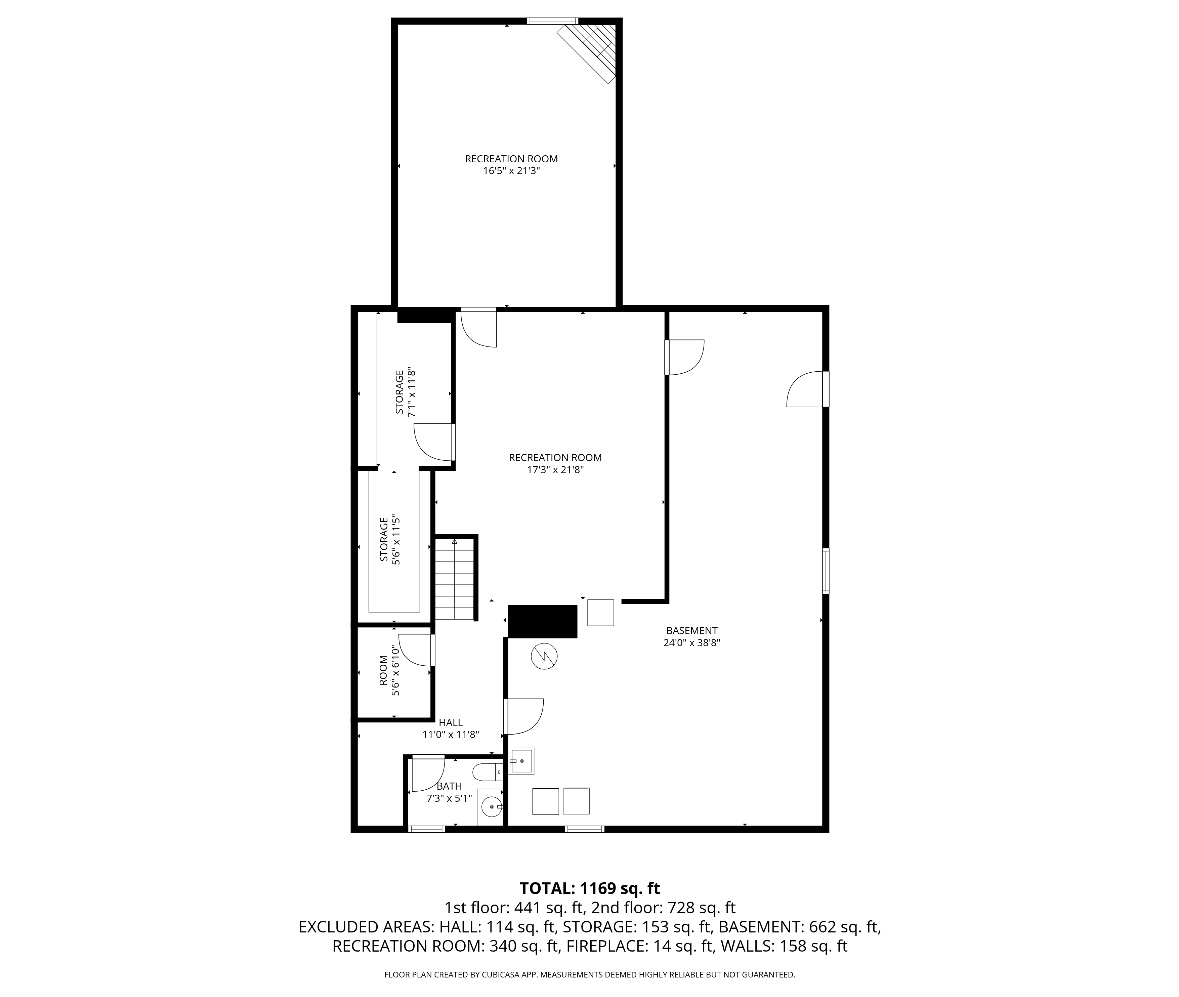 32 Norton Orchard Road Edgartown, MA 02539 - Photo 39 of 40 Basement Floor Plan