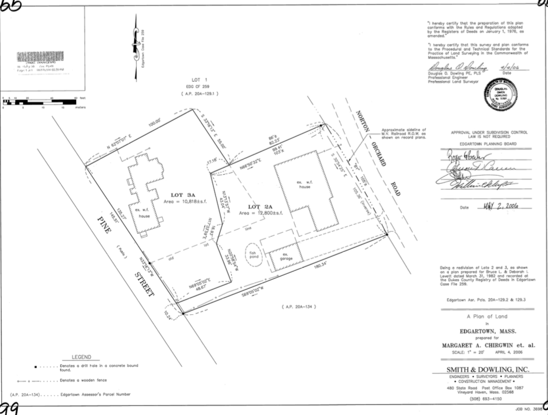 32 Norton Orchard Road Edgartown, MA 02539 - Photo 37 of 40 Property Survey