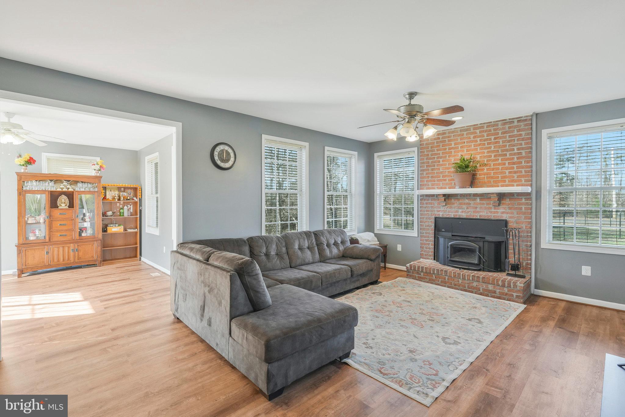 12433 Sub-Station Road Waldorf, MD 20601 - Photo 15 of 52 Warm by the Brick FP, w/woodstove insert