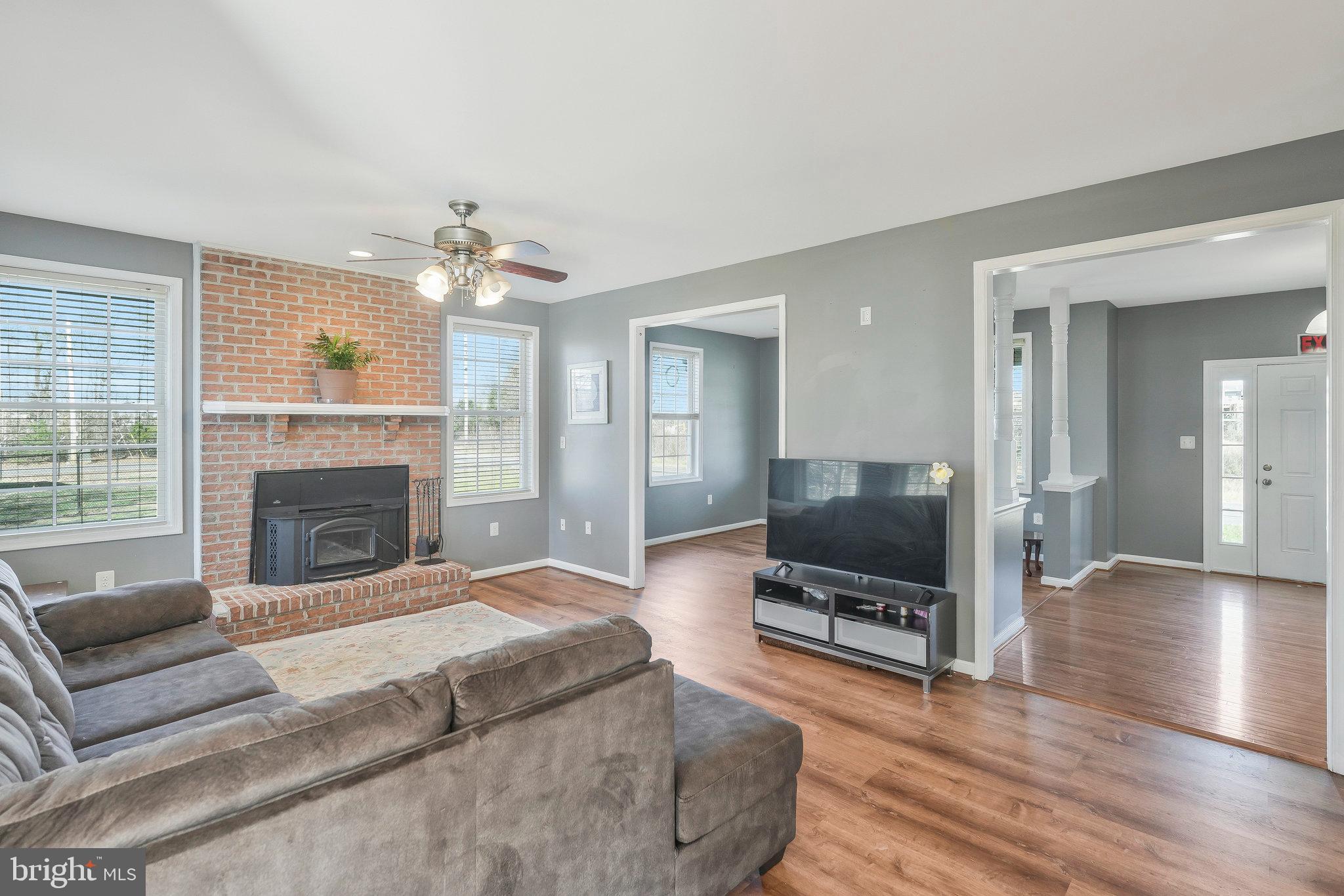 12433 Sub-Station Road Waldorf, MD 20601 - Photo 16 of 52 Open Concept Family Room view to Living Rm & Foyer