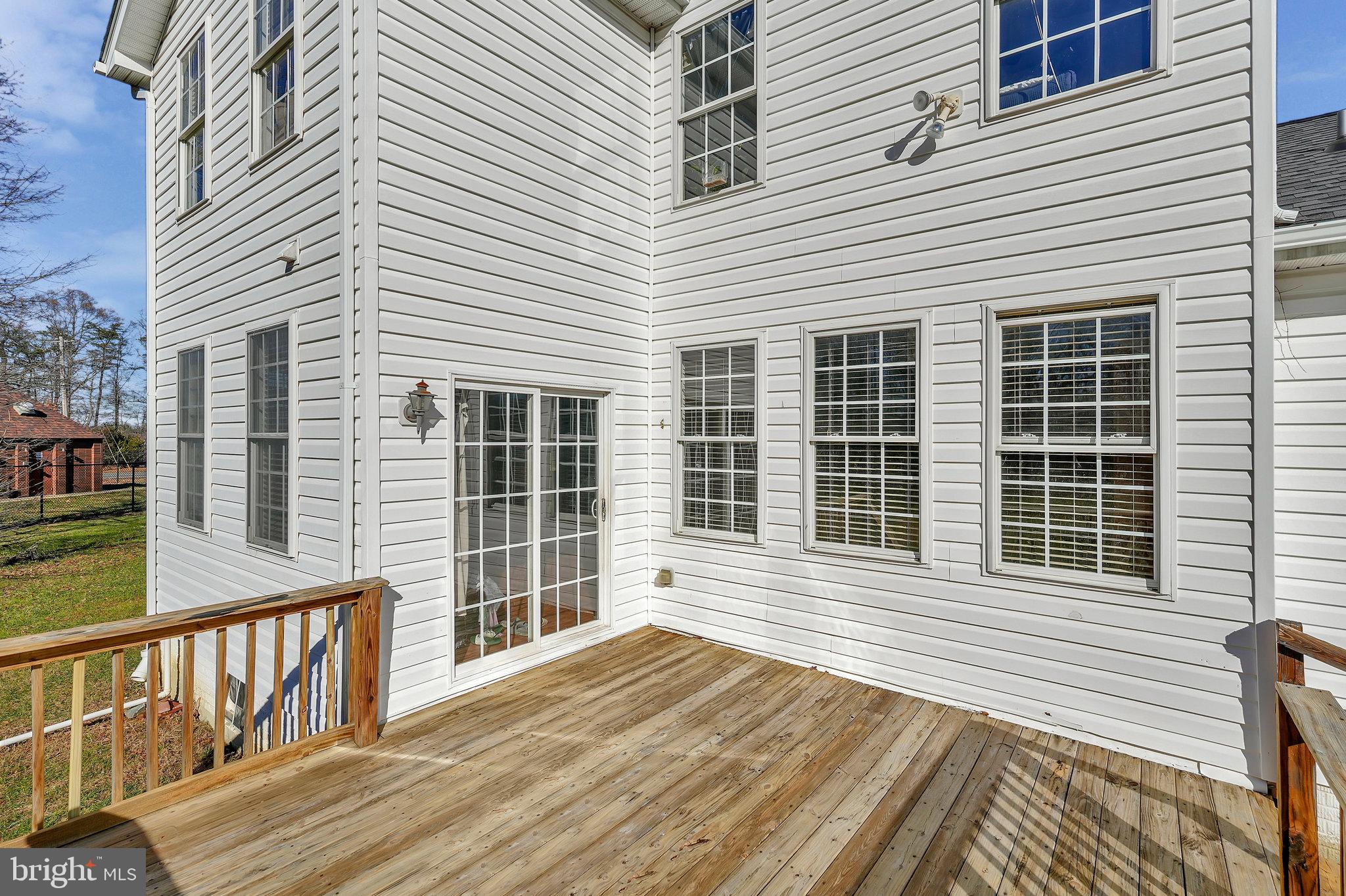 12433 Sub-Station Road Waldorf, MD 20601 - Photo 52 of 52 Rear Elevation with Deck
