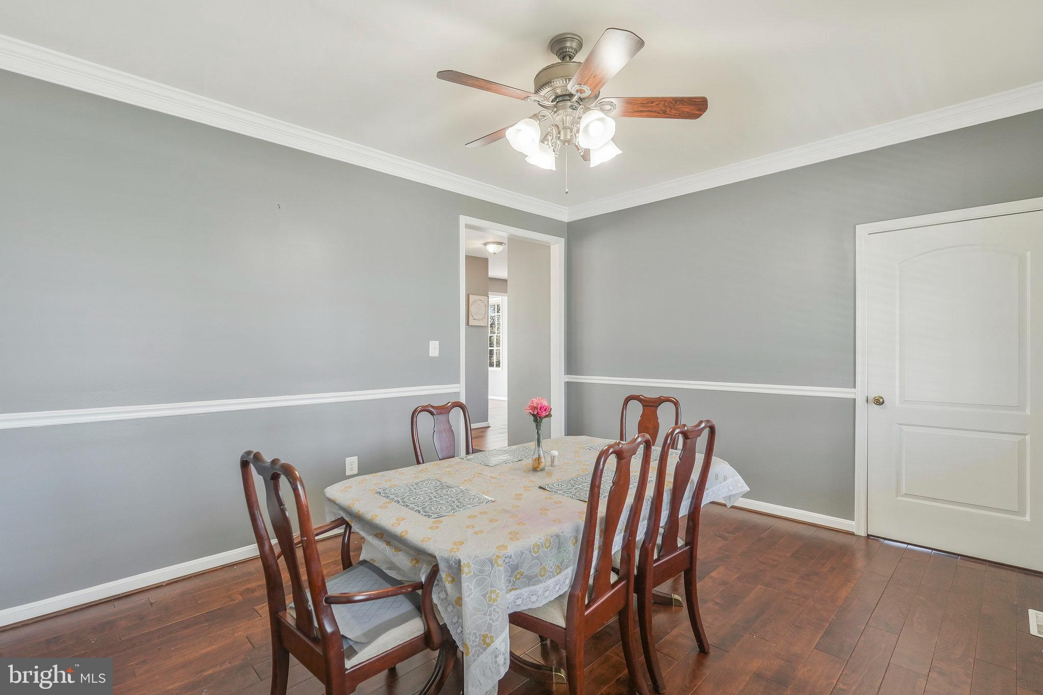 12433 Sub-Station Road Waldorf, MD 20601 - Photo 8 of 52 Crown Molding & Chair Rail highlight the Dining Rm