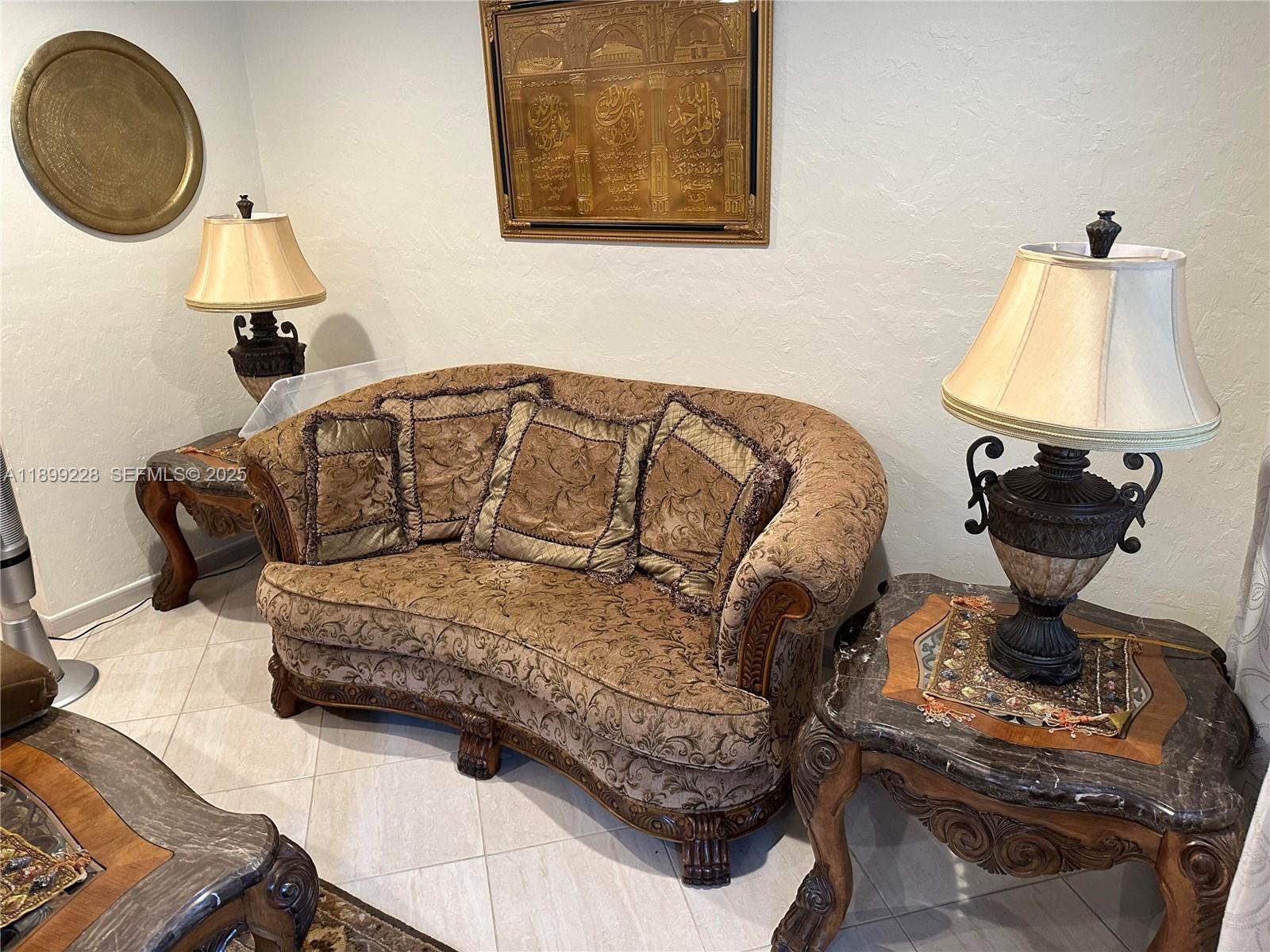 6300 Southwest 181st Lane Southwest Ranches, FL 33331 - Photo 16 of 20 a living room with furniture a window and a lamp