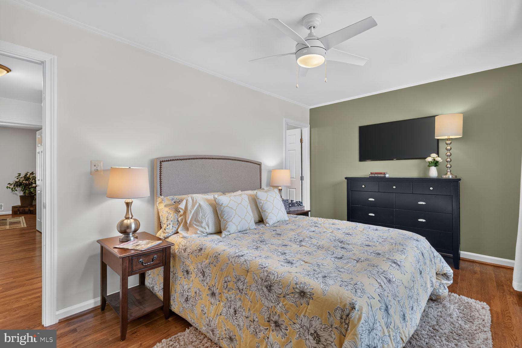 8312 Wickham Road Springfield, VA 22152 - Photo 27 of 49 Primary bedroom with hardwood floors