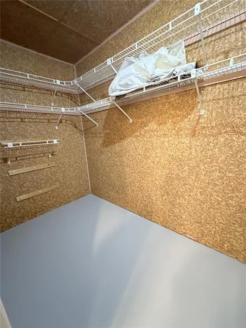 a view of a room with an empty space