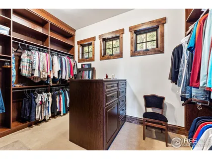 a workspace with furniture