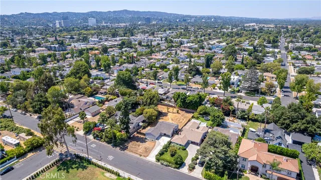 an aerial view of a city with lots of residential buildings