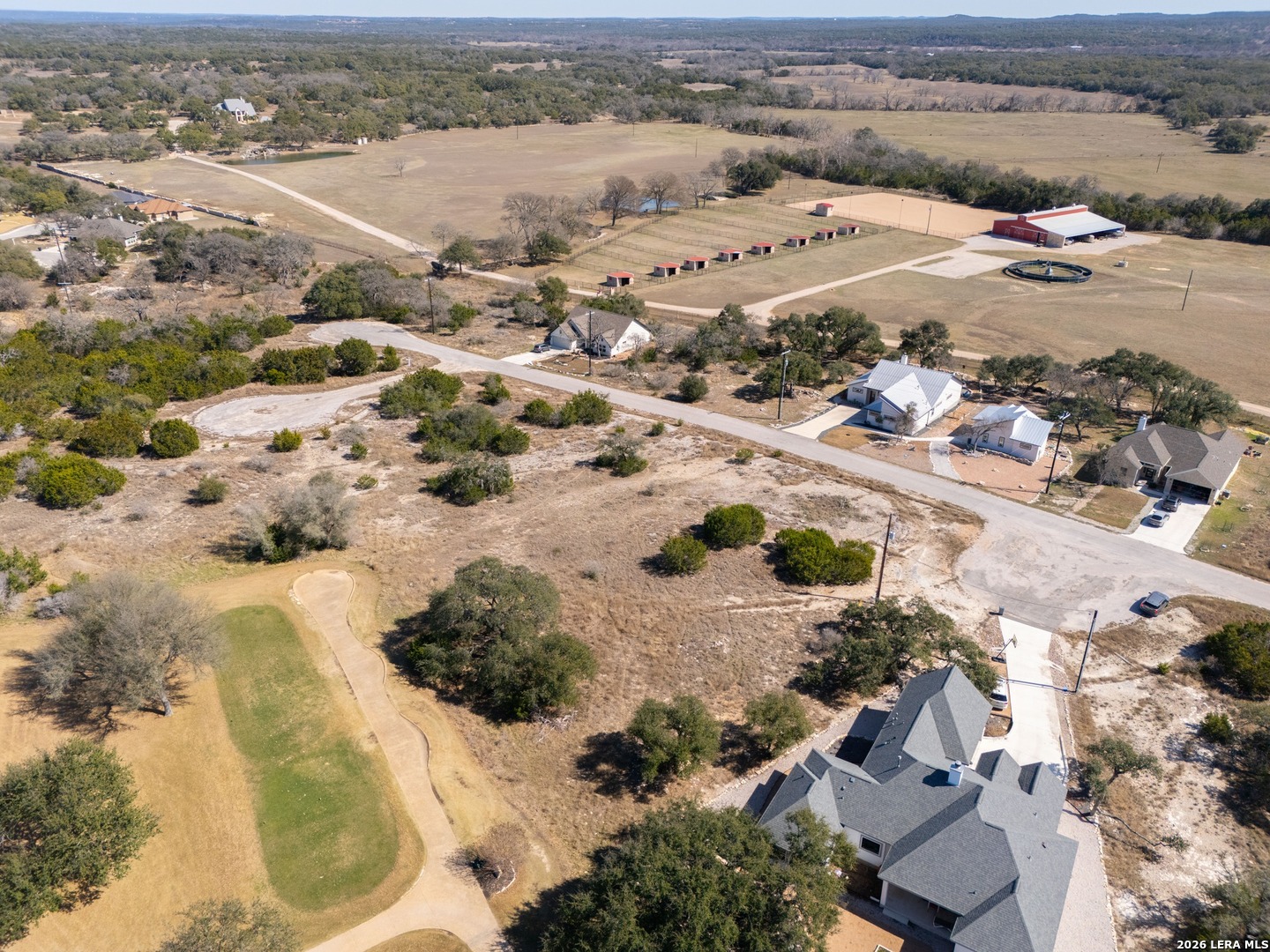 425 George Dolson Blanco, TX 78606 - Photo 8 of 27 an aerial view of residential houses with outdoor space
