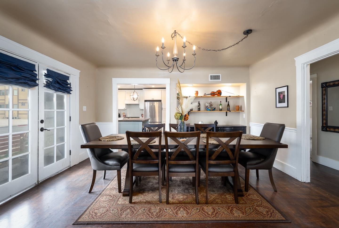 128 Central Avenue Salinas, CA 93901 - Photo 11 of 27 a view of a dining room with furniture window and wooden floor