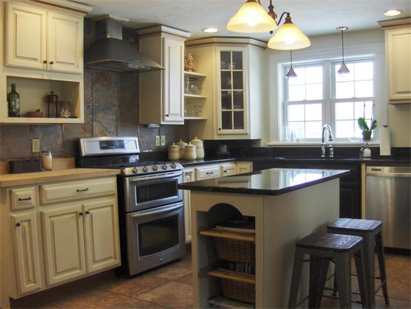 84 Warwick Road Northfield, MA 01360 - Photo 9 of 30 a kitchen with granite countertop a sink and cabinets