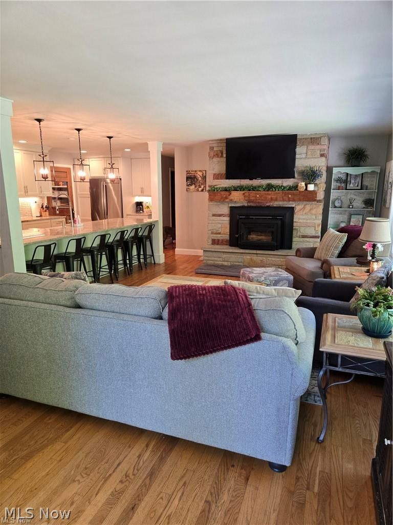 13725 Rockhaven Road Newbury, OH 44065 - Photo 13 of 31 Stone fireplace