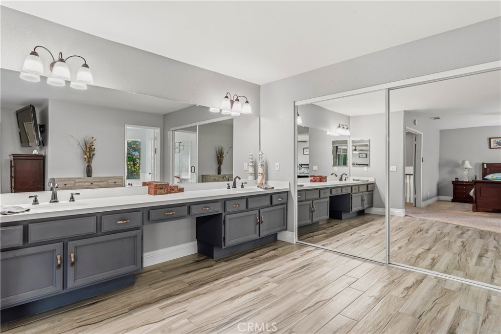 5739 Indigo Avenue Rancho Cucamonga, CA 91701 - Photo 21 of 51 Primary Bedroom Vanity with Dual Sinks