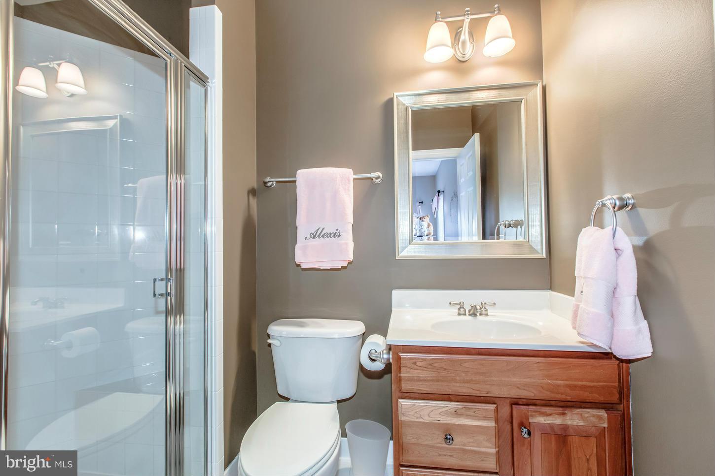 1152 Markell Court Reston, VA 20194 - Photo 20 of 30 a bathroom with a sink and a mirror