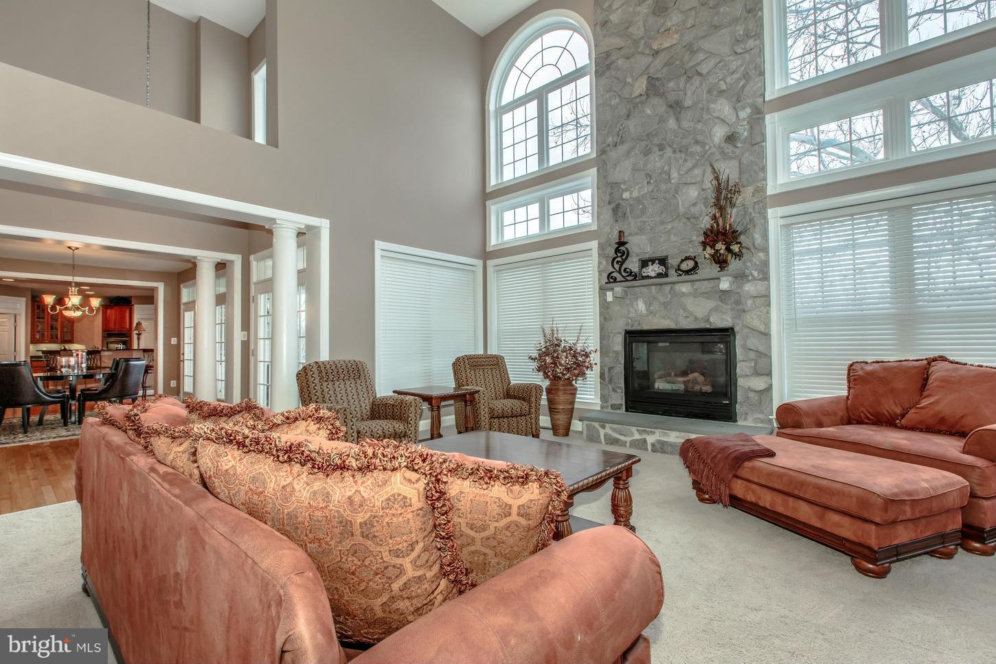 1152 Markell Court Reston, VA 20194 - Photo 7 of 30 a living room with furniture and a fireplace