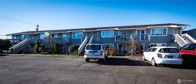 a view of car parked in garage