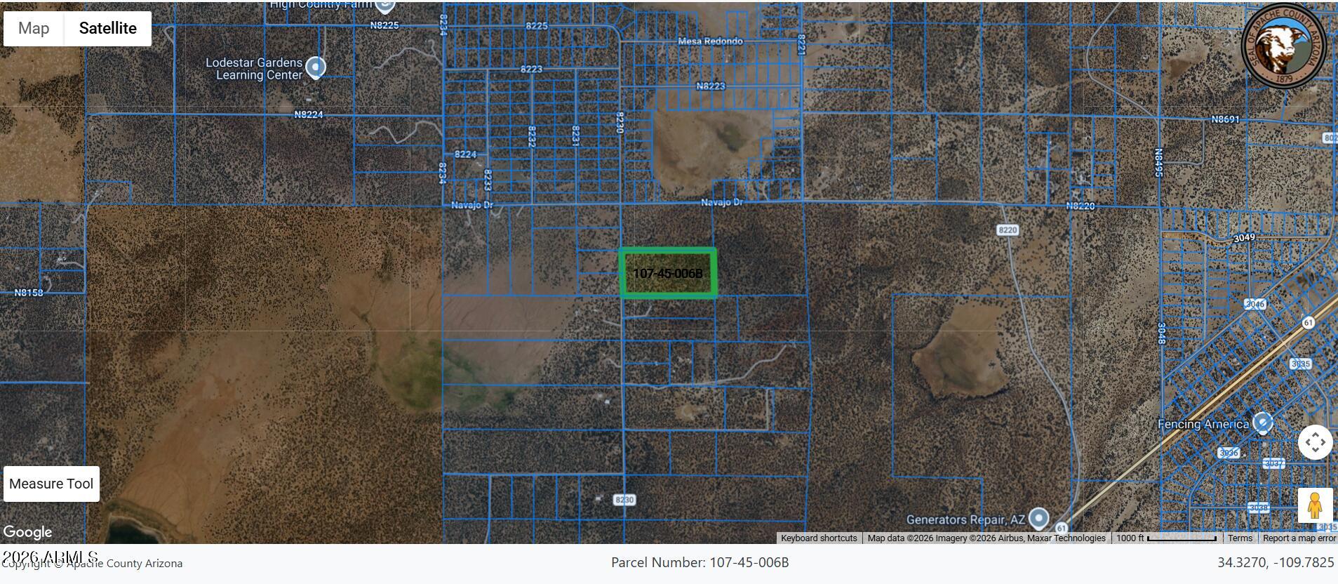 N8333 North Co Road Concho, AZ 85924 - Photo 1 of 3 Land Lot 3