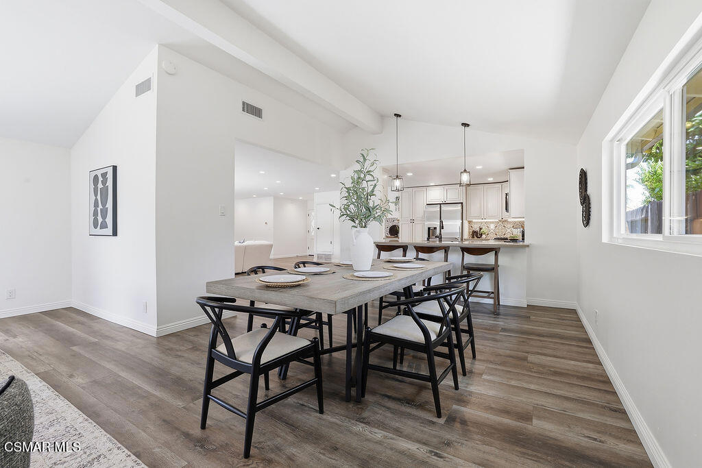 1772 Fred Avenue Simi Valley, CA 93065 - Photo 17 of 43 a view of a dining room with furniture and wooden floor