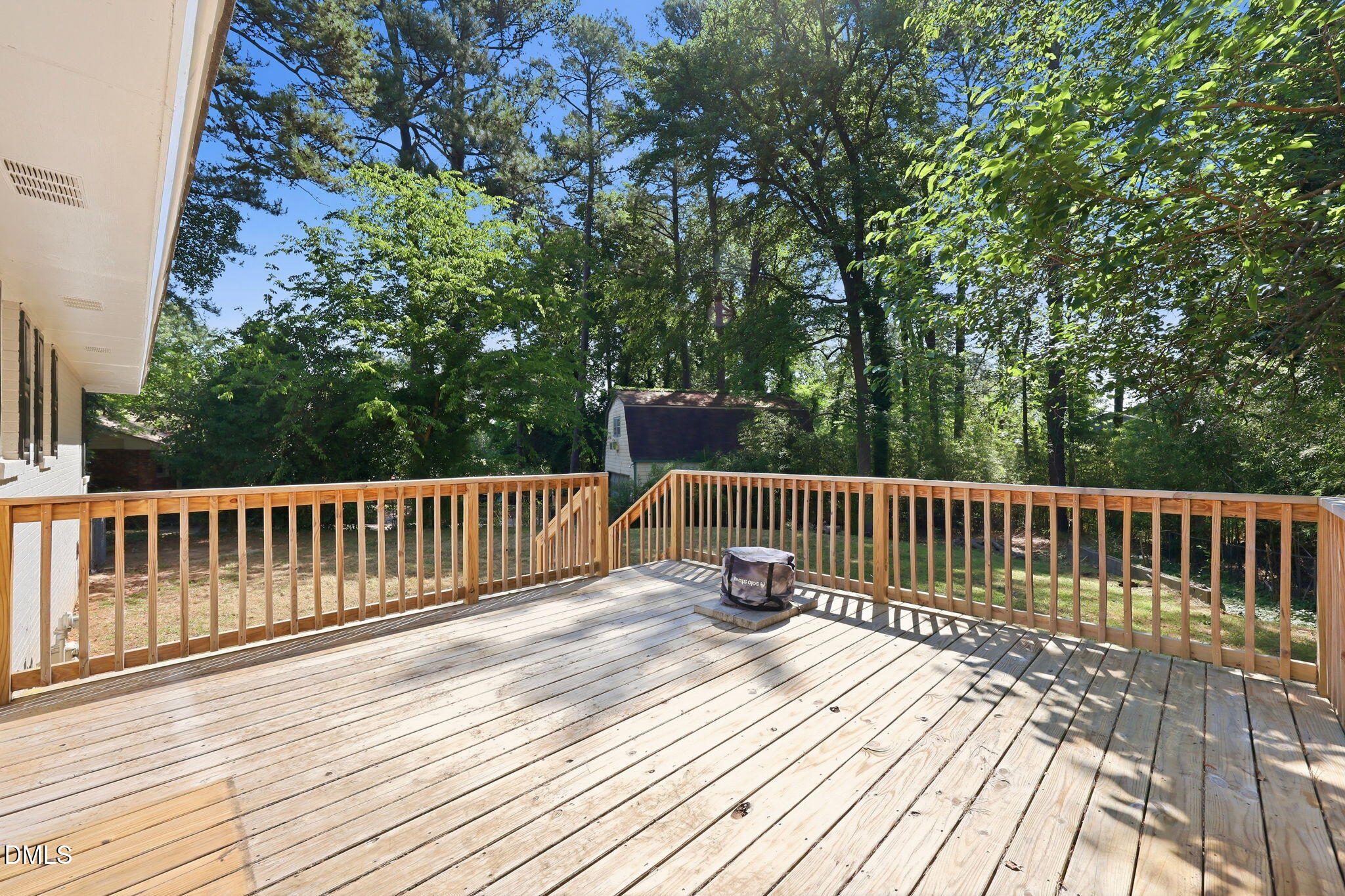 2950 Glenridge Drive Raleigh, NC 27604 - Photo 39 of 53 a view of balcony with wooden floor
