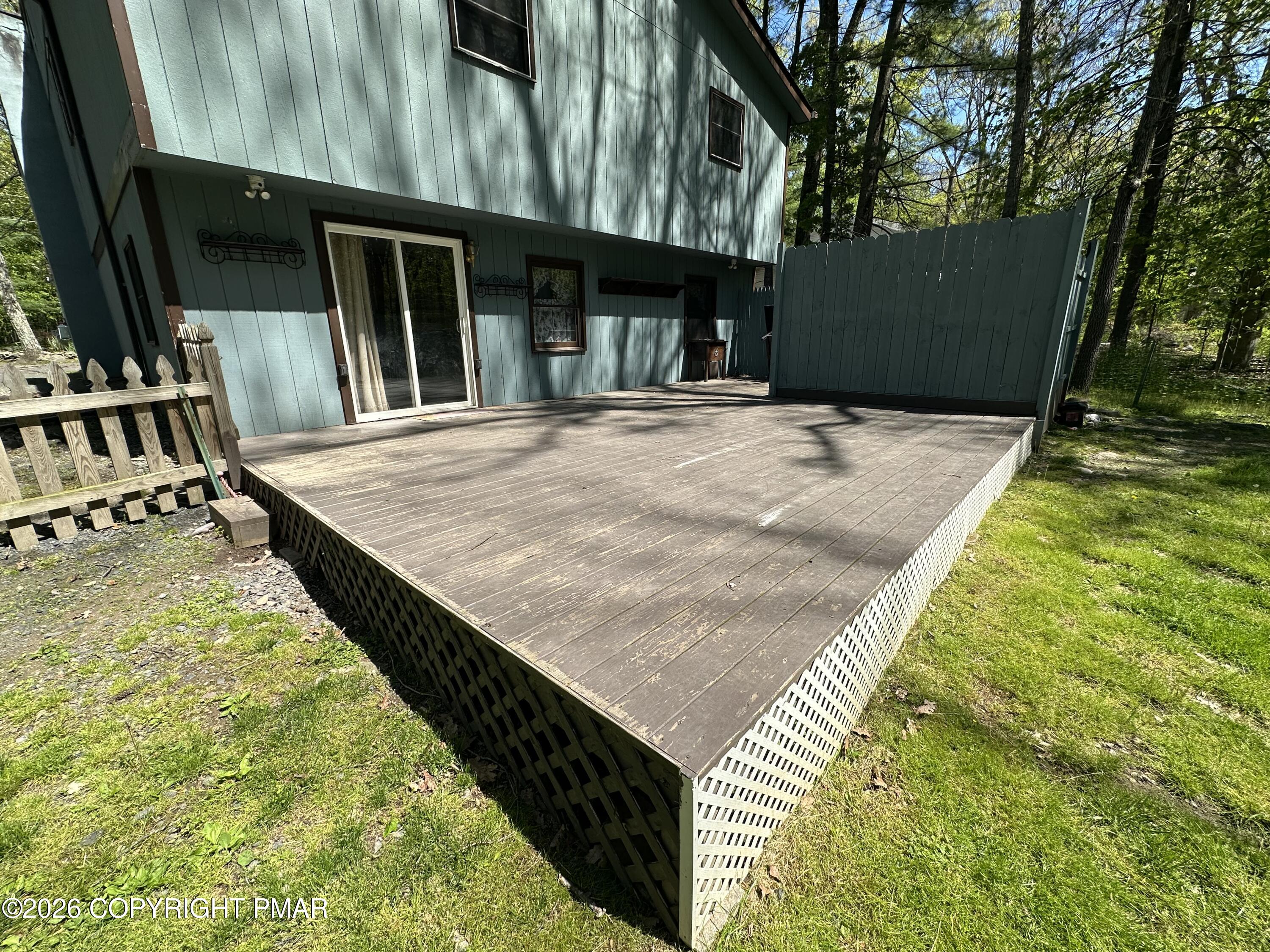 351 Charles Folly Road Bartonsville, PA 18321 - Photo 23 of 29 a swimming pool with trees in front of it