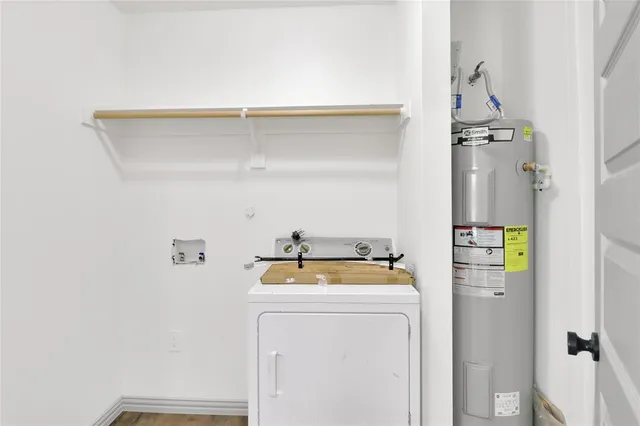 a room with storage and utility