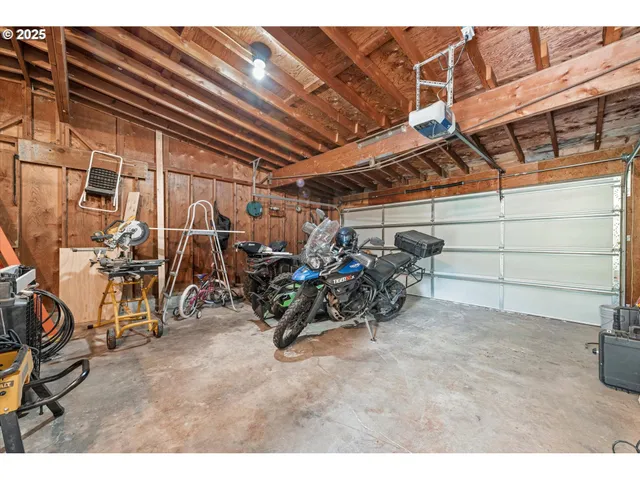a view of a bike garage