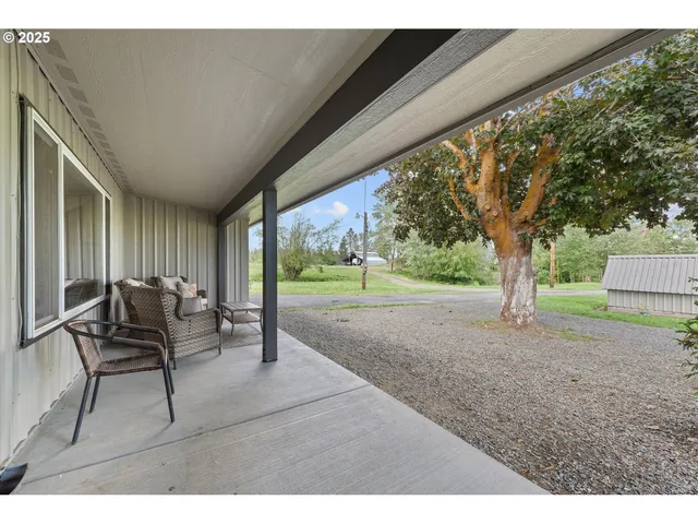 a view of an outdoor space and a lake view