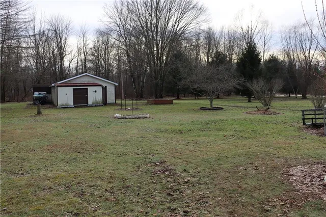 a big room with lots of trees and plants