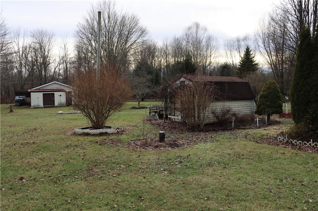 2495 Leach Road Linesville, PA 16424 - Photo 8 of 27 a view of a house with backyard