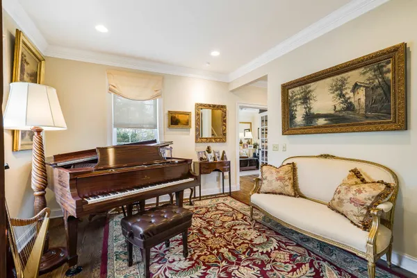 a room with furniture and a window