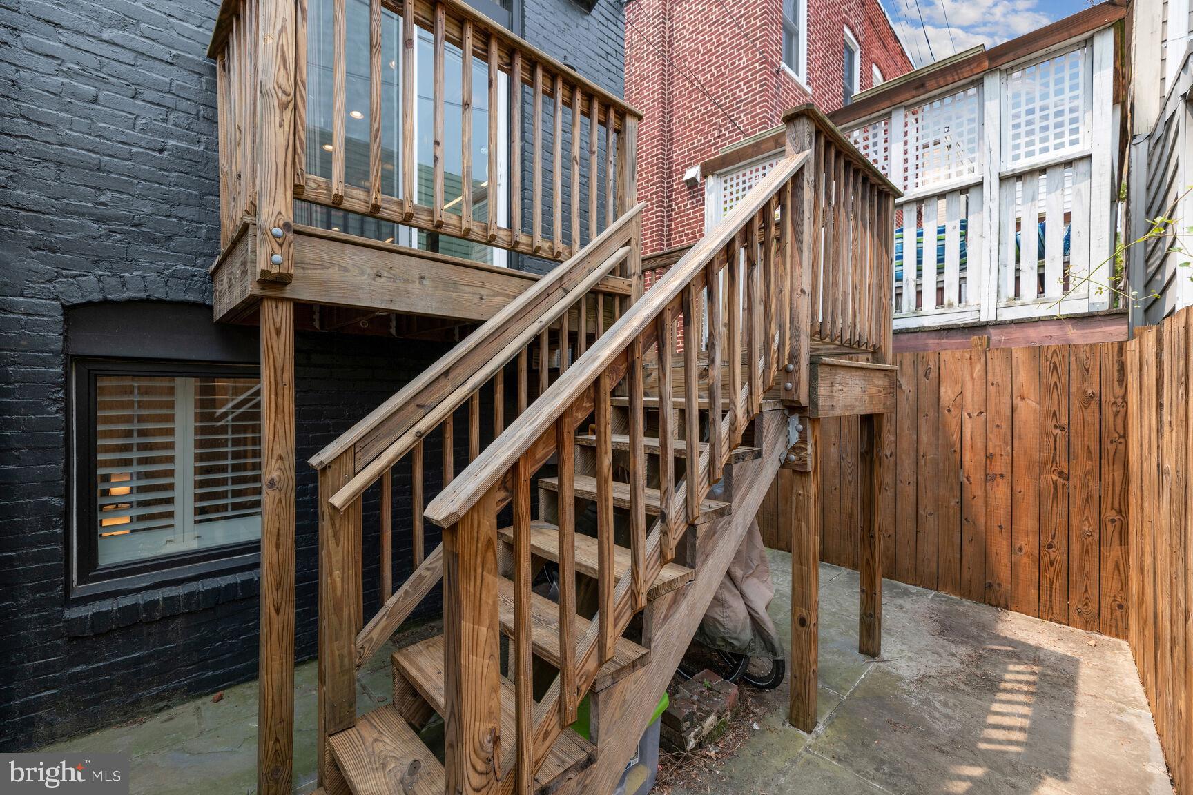 708 E Street Northeast Washington, DC 20002 - Photo 11 of 28 Outdoor Space Off Kitchen for Grilling