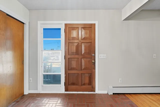 a view of front door