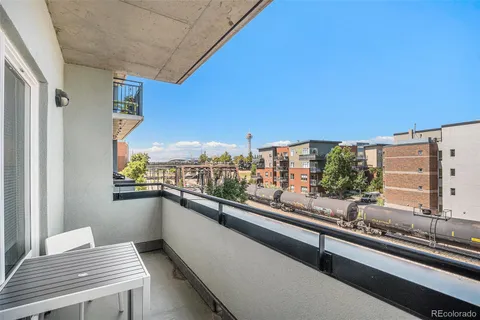 an aerial view of a building