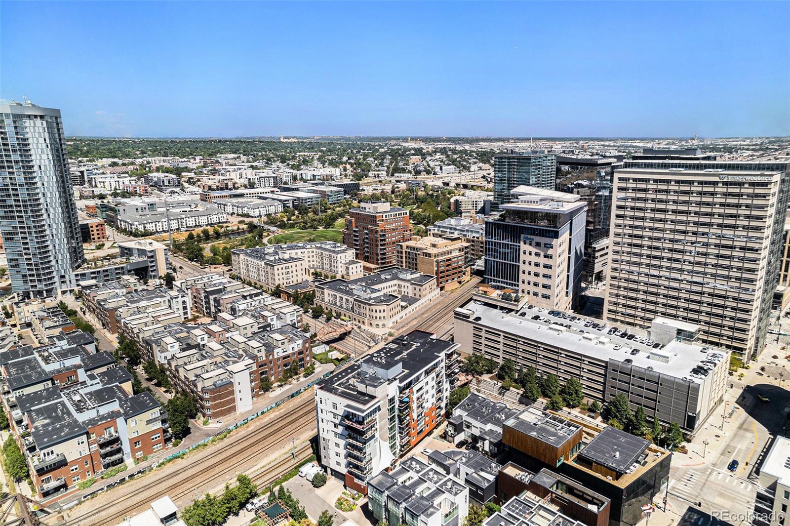1475 Delgany Street, Unit 304 Denver, CO 80202 - Photo 24 of 28 an aerial view of a city